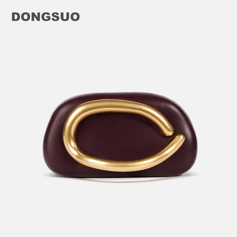 Women Bags Zara - Caixa de fechamento de ouro saco