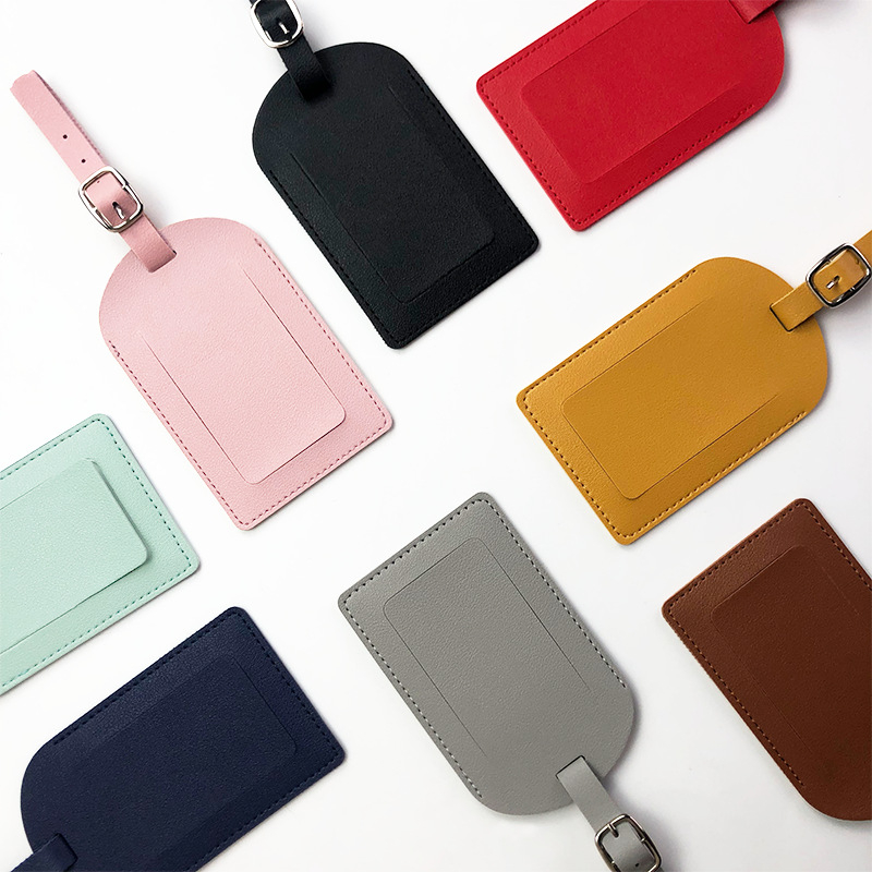Women Bags Name - 1PC Etiqueta de Bagagem em Couro
