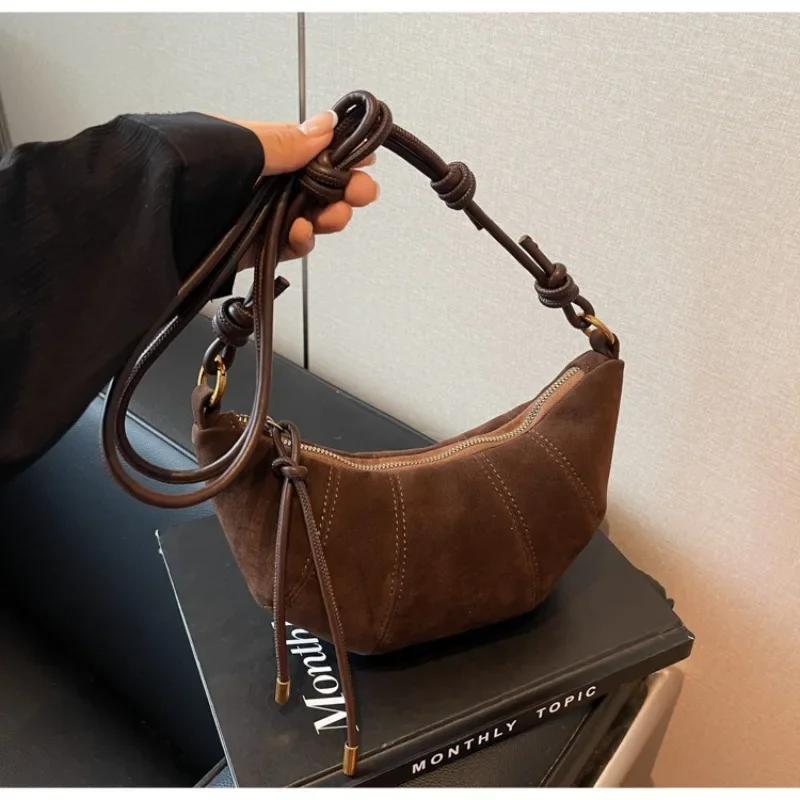Women Bags Zara - Material de veludo zíper 2024 bolsa