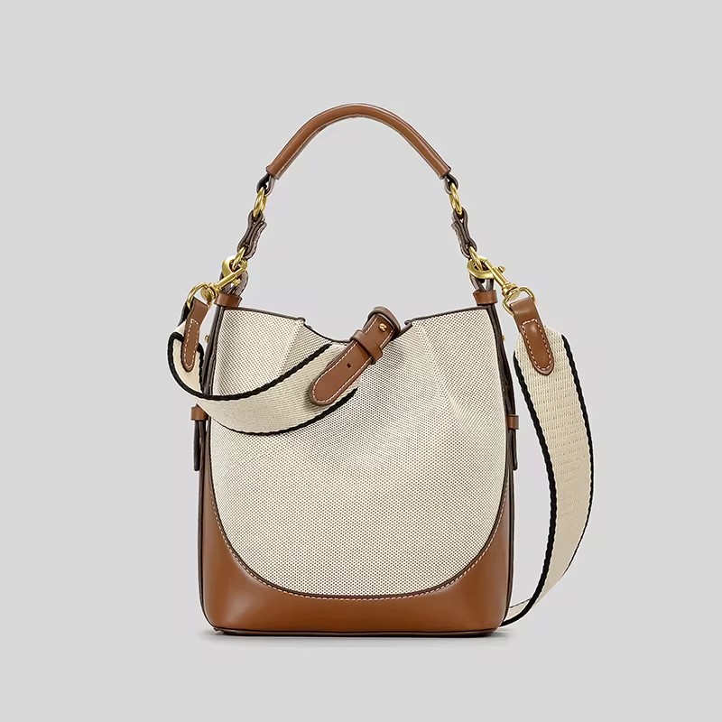Women Bags Zara - Moda painéis de lona balde saco