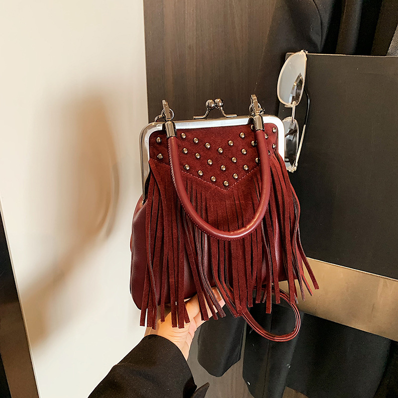 Moda feminina rebite bolsa de  - Women Bags Collection avaliação e preço