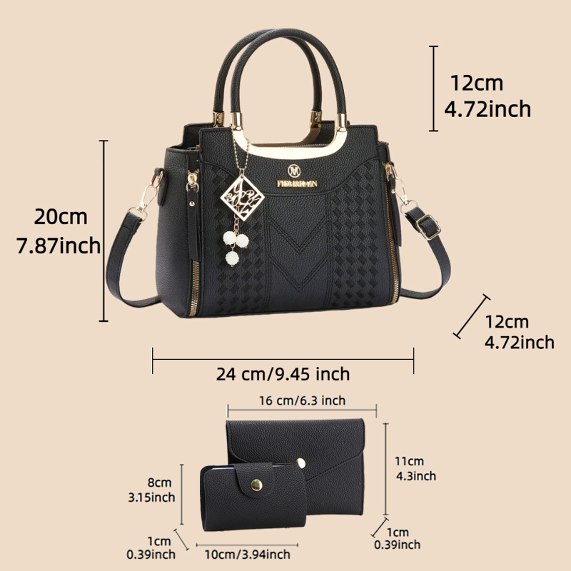 Conjunto de bolsas de 3 peças  - Women'S Bags Cross Body avaliação e preço