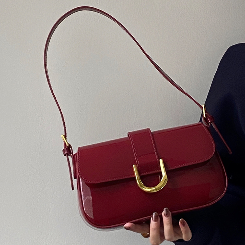 Retro couro de patente bolsa d - Women Bags Zara avaliação e preço