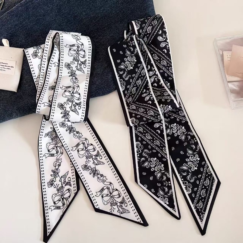 Lenço Longo Paisley Dupla Face - Women Bags White avaliação e preço
