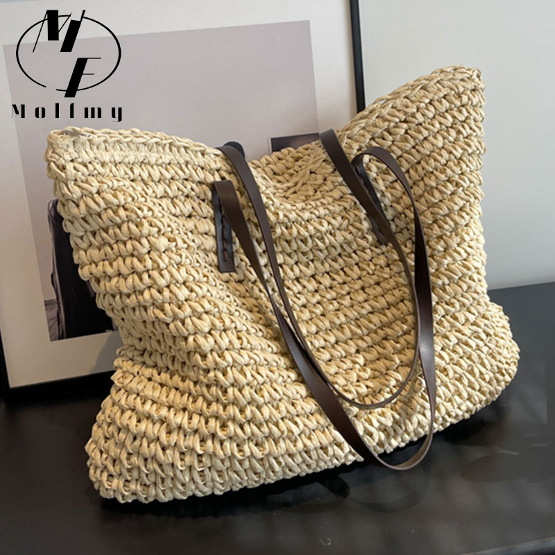 Bolsas Tote de Palha Trançada, - Women Bags Offers avaliação e preço