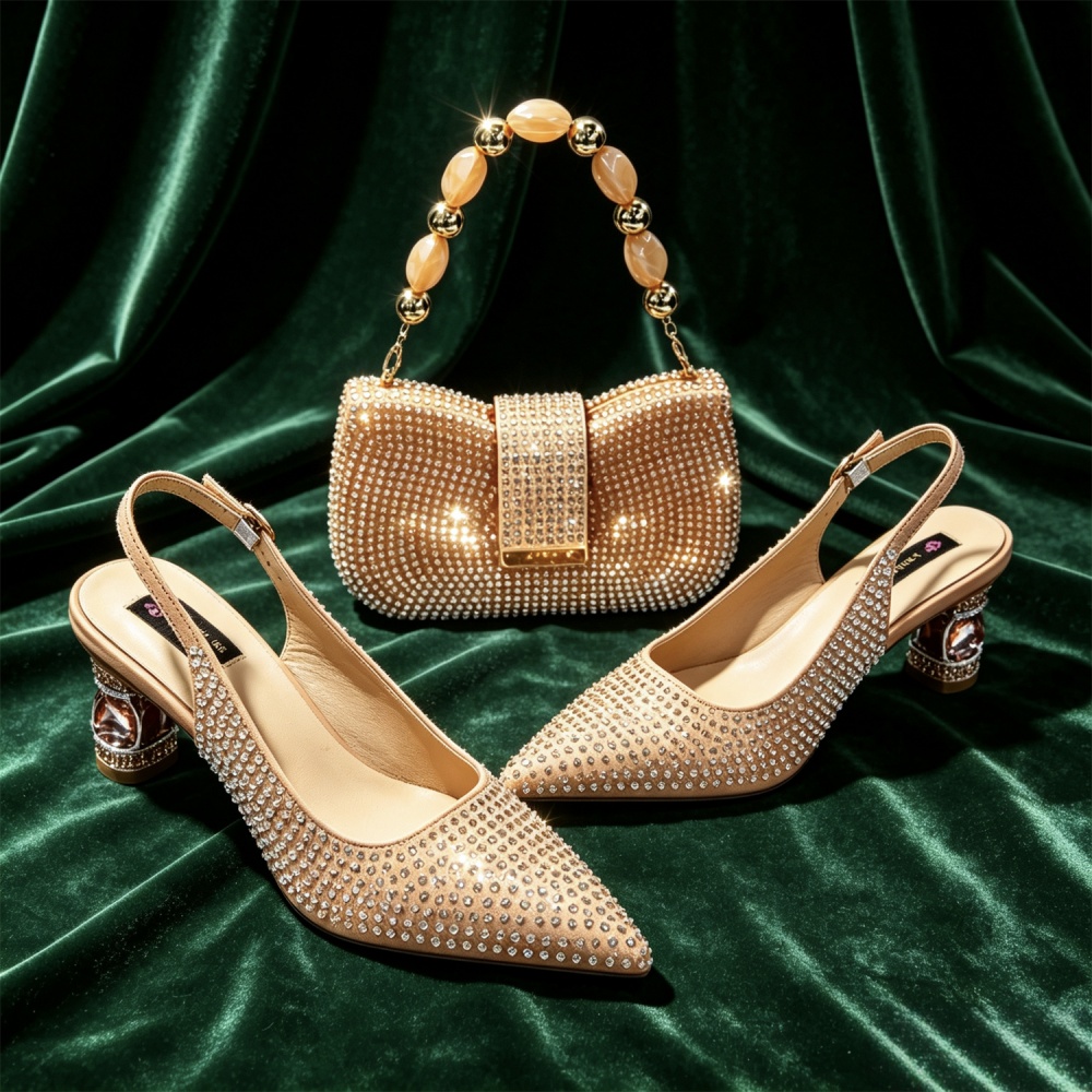 Conjunto de Sapatos e Bolsa Fe - Women Bags For Wedding avaliação e preço