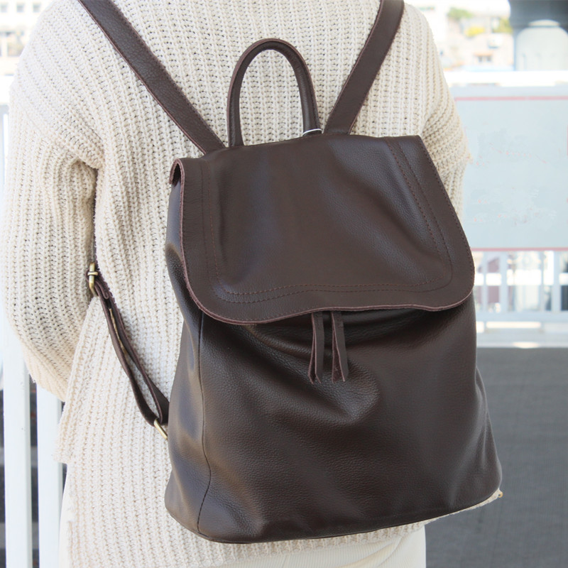 Mochila de couro genuíno femin - Women Bags Offers avaliação e preço